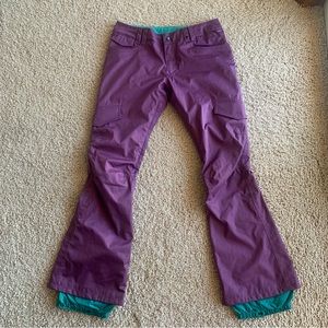Burton TWC Honey Buns Snowboard Pants Iron Violet Large